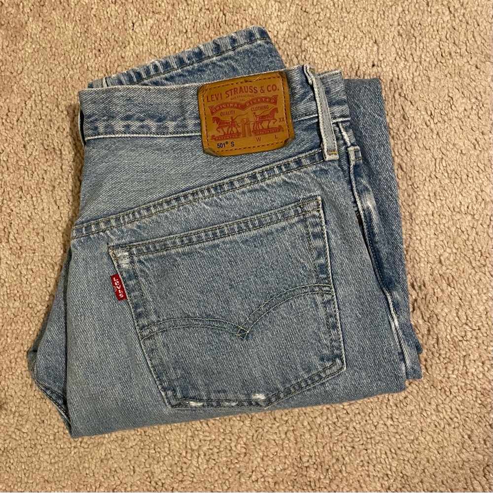 Levi’s 501 Skinny Jeans, White Oak Cone Denim